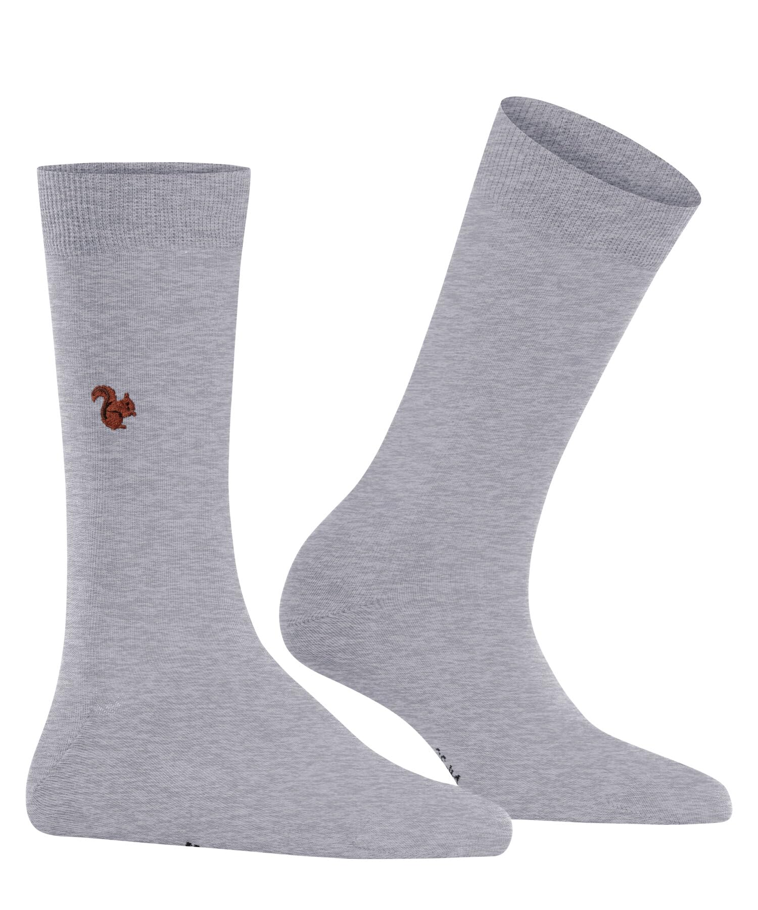Burlington Women's Lady W So Cotton Patterned 1 Pair Socks, Grey Light Heather 3223 Brit Style, 3.5-7