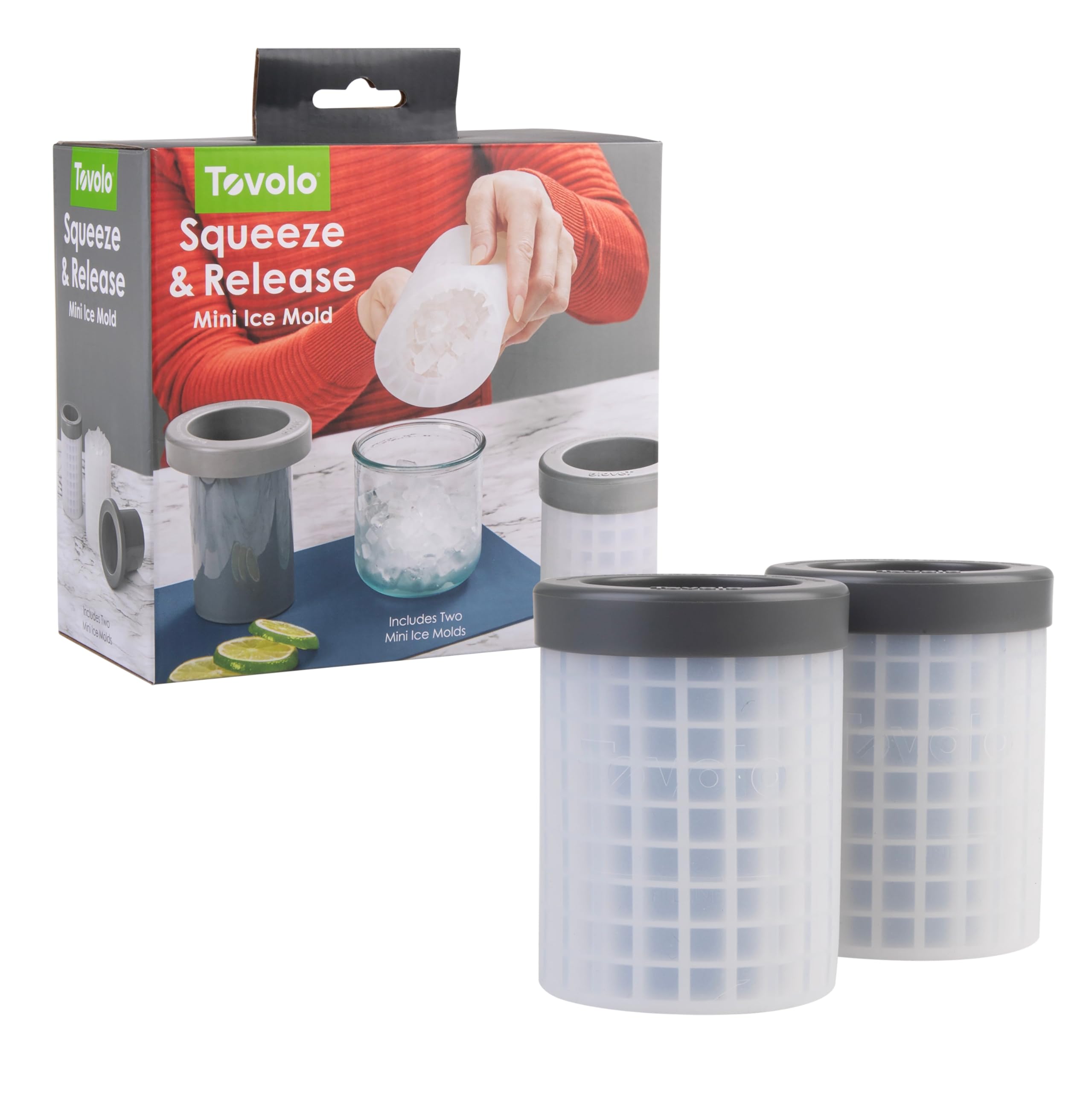 Tovolo Squeeze & Release Mini Ice Mold - Set of 2