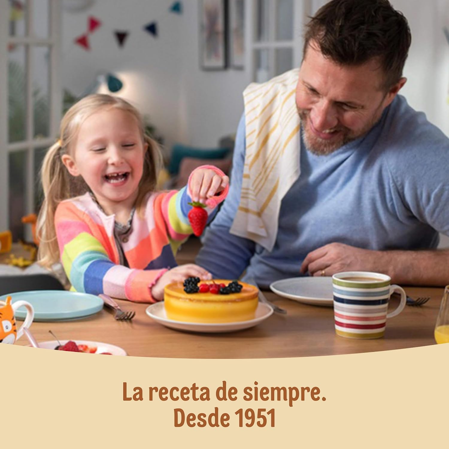 DR. OETKER - Flan Clásico Mandarín Pack de 10 Uds x 30g, Textura Cremosa, Pack 5 Sobres, Hasta 30 Flanes, Receta Tradicional, Preparación Rápida y Sencilla