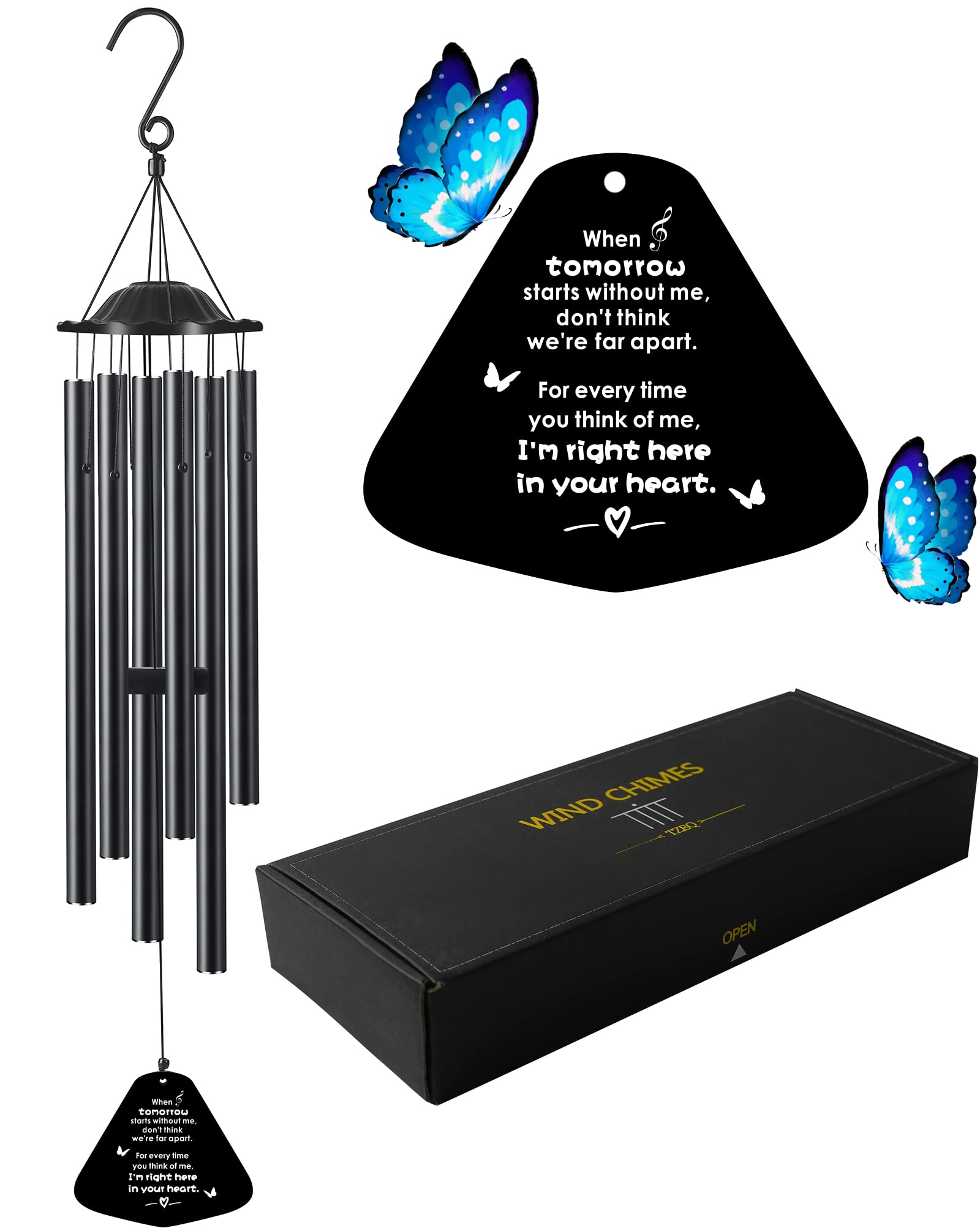 Buy Sympathy Wind Chimes for Loss of Loved One Prime Memorial Wind