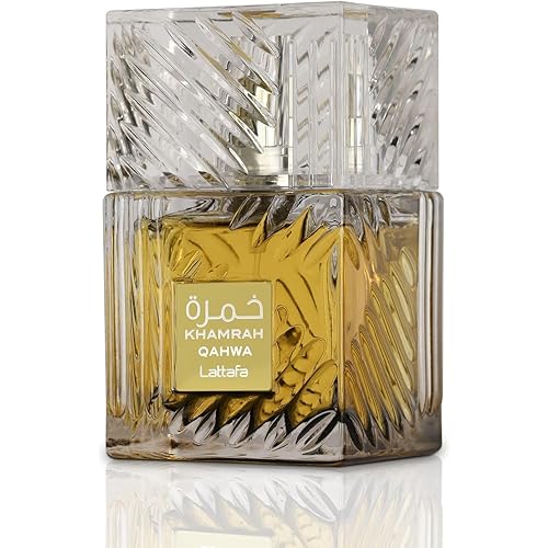 Lattafa Khamrah Qahwa - Vanilla, Warm Spicy, Cinnamon, Sweet - Eau de Parfum Long-Lasting Fragrance for Unisex, 3.40 Ounce / 100 ml