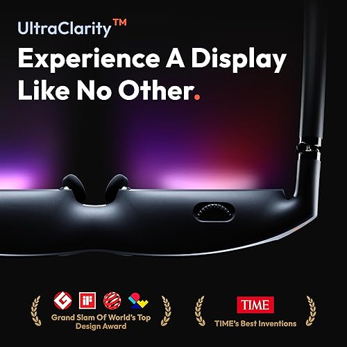 Miniatura 3 de VITURE Gafas Pro XR/AR, pantalla de 135" 120Hz 1000 nits, audio Harman, ajustes de miopía, película electrocrómica, para iPhone Negro azabache,Negro