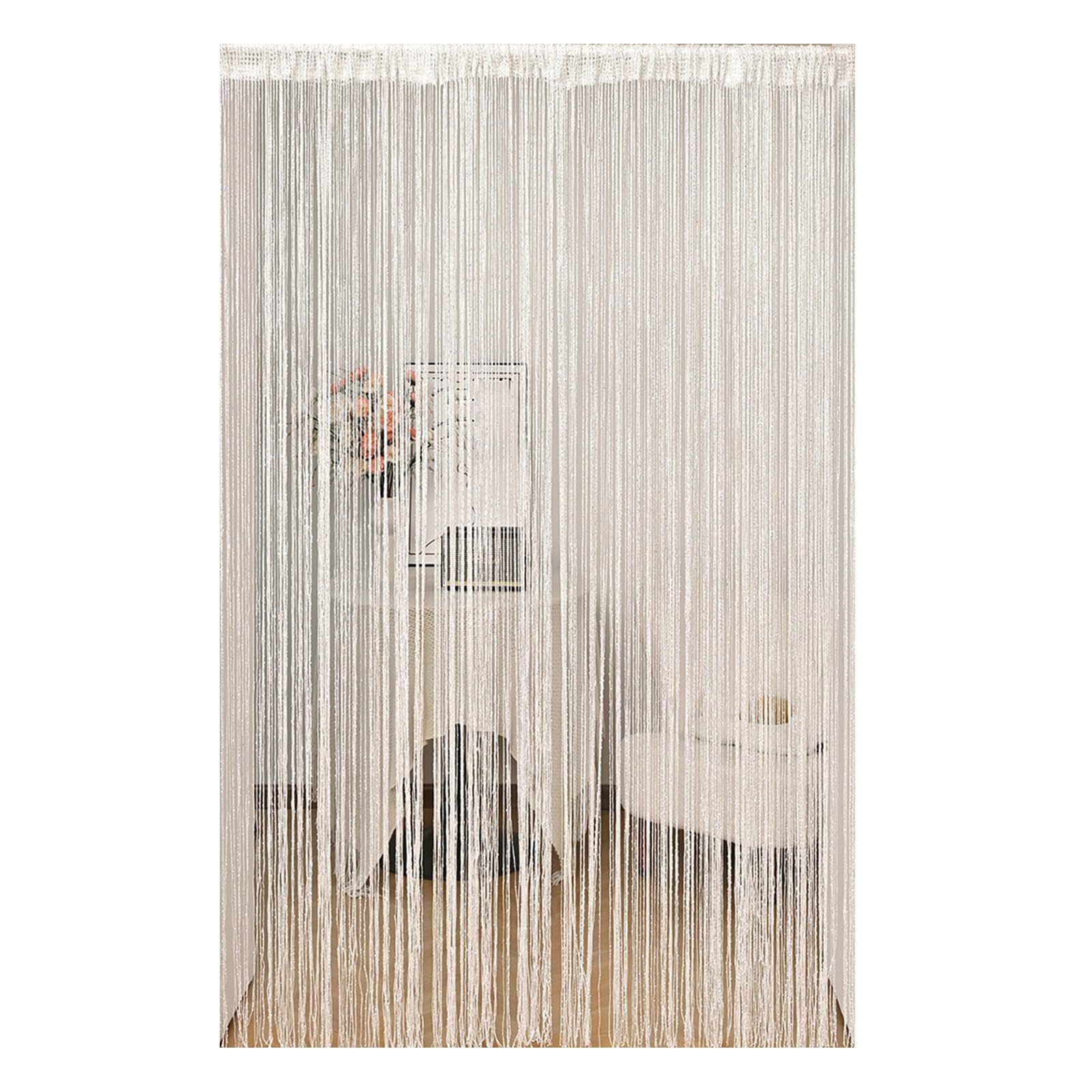 Tsophreniq Modern Line Window Net Curtain Against Culicid Plan Thin Polyster Substance Cottage Improve City Fashion Window Fly Screen