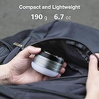 Vista 6 de LE LED Camping Lantern Rechargeable, 310LM, 5 Light Modes, Power Bank, Waterproof, Mini Flashlight with Magnetic Base for Hurricane Emergency