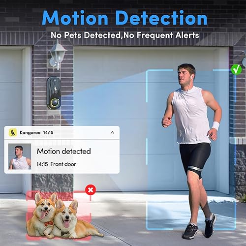Miniatura 4 de Timbre inteligente con foto + timbre interior  Fotografía de movimiento en la puerta  Notificaciones automáticas de fotos  Captura de fotos de
