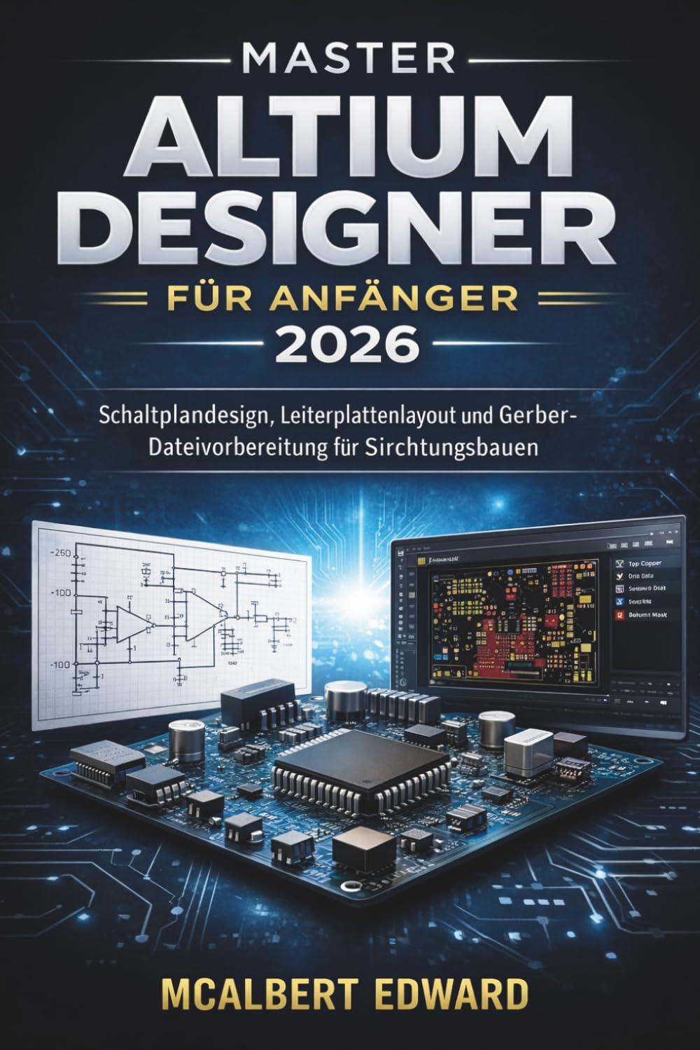 MASTER ALTIUM DESIGNER FÜR ANFÄNGER 2026: Schaltplandesign, Leiterplattenlayout und Gerber-Dateivorbereitung für Schaltungsbaue