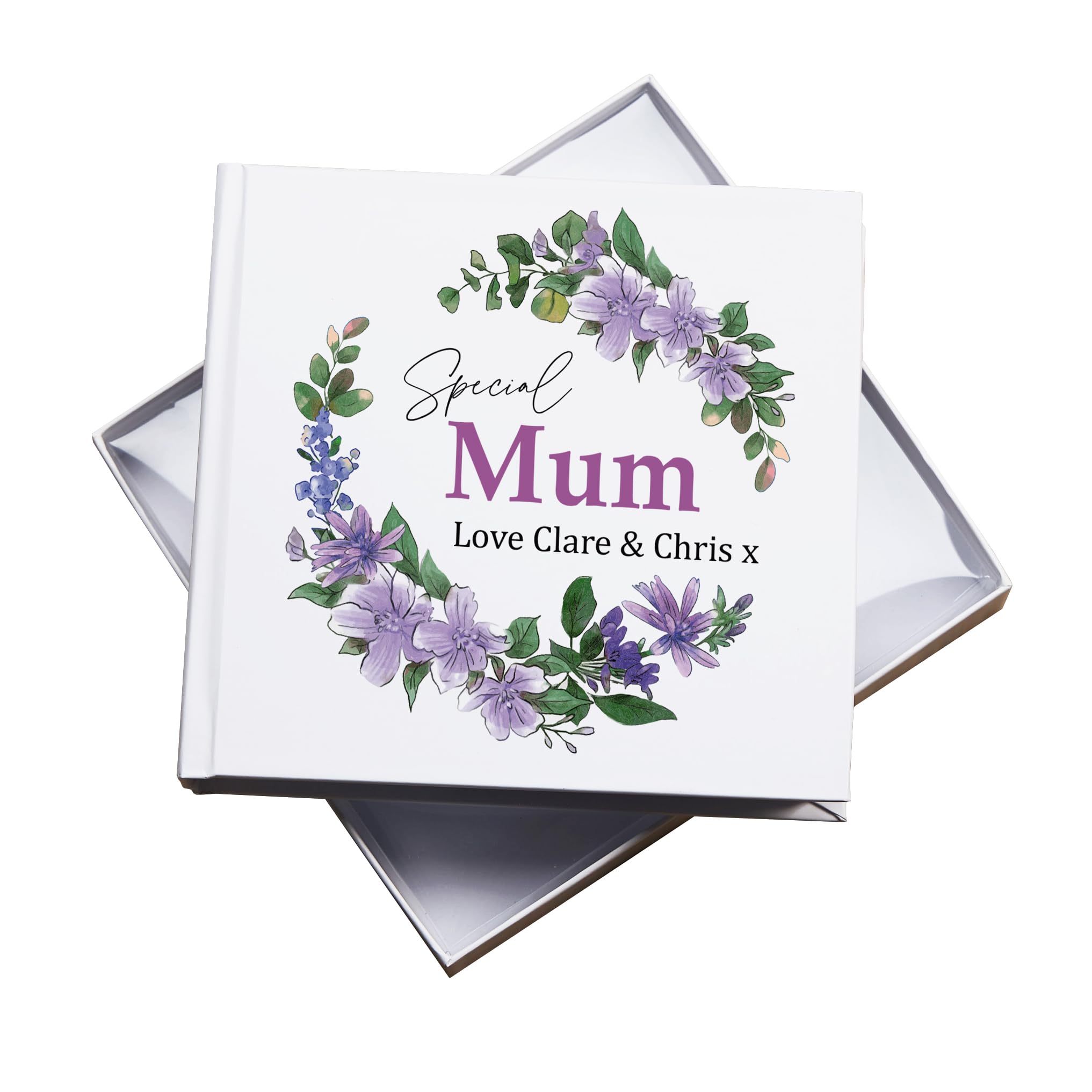 Ukgiftstoreonline White Personalised Special Mum Photo Album
