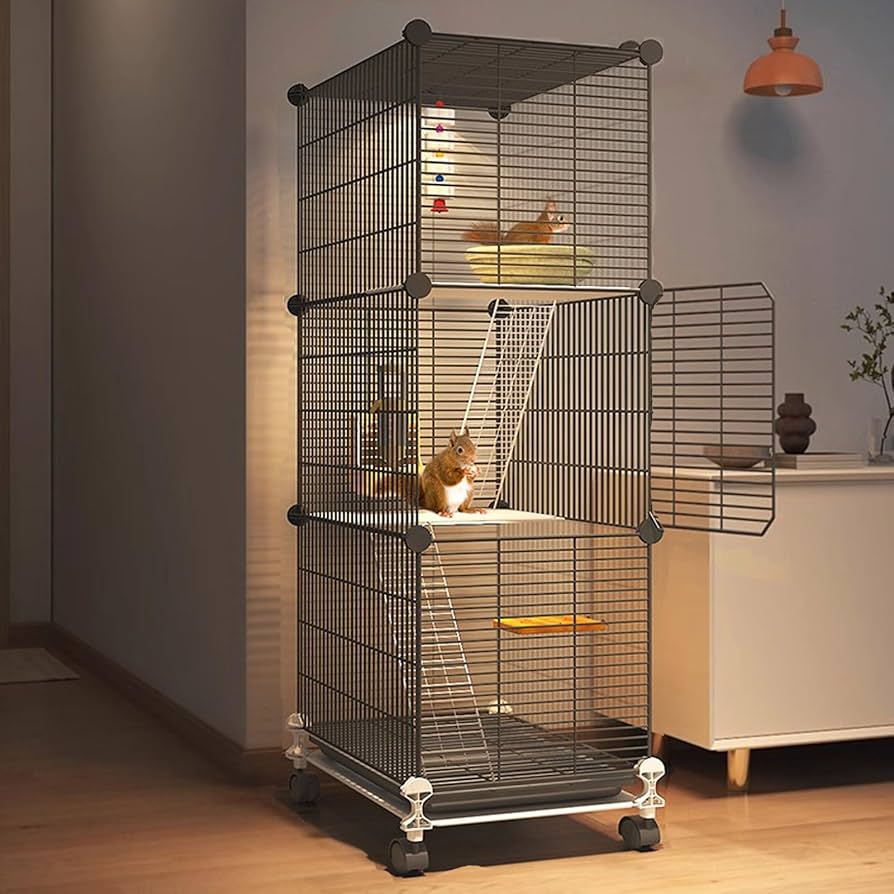 Amazon.co.jp: EHHDJ(もとし) チンチラ ケージ、小動物 ケージ