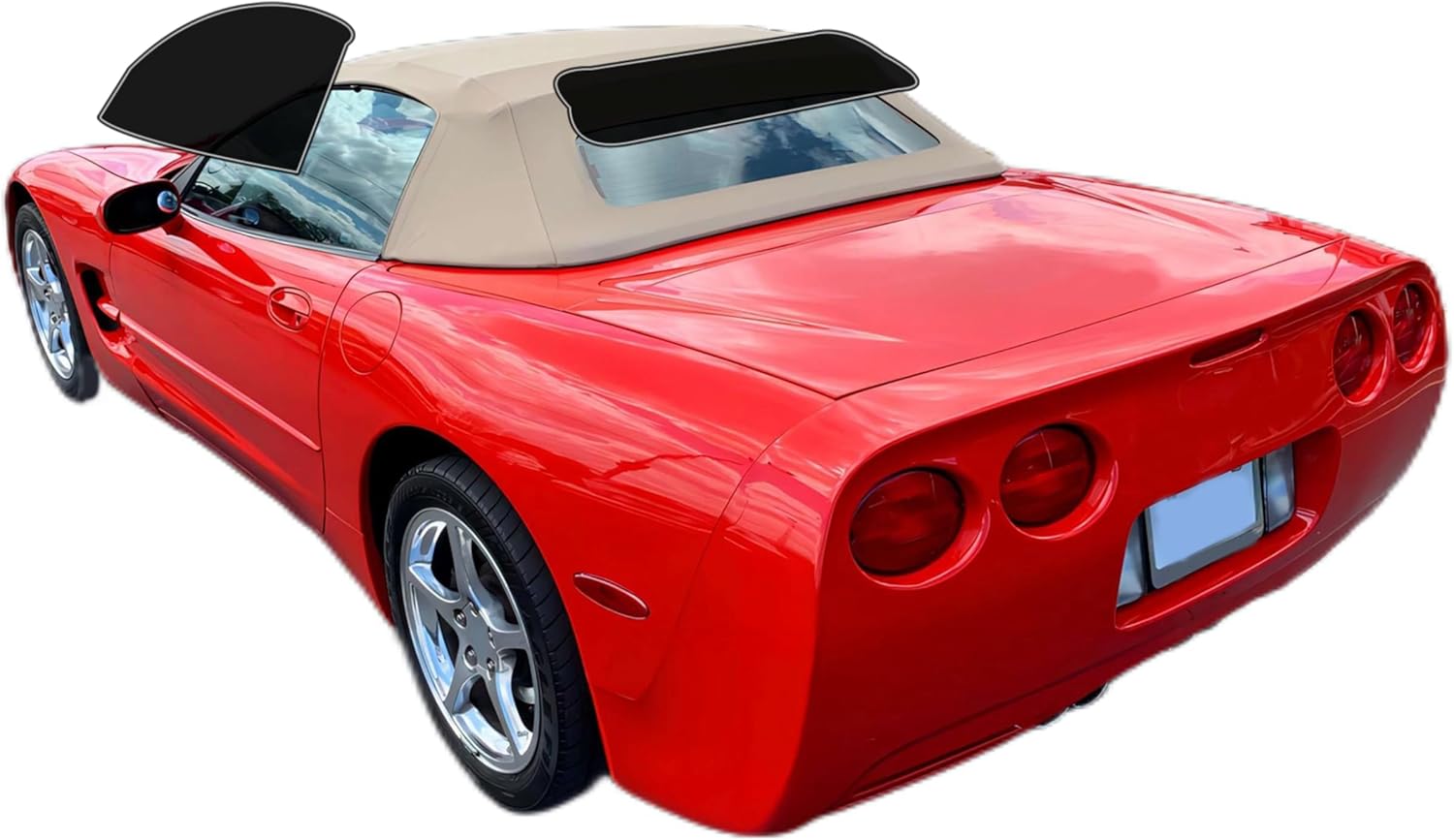 AUTOTEK Precut Windows Tint Film All Sides Cars Sun Blocking Protection Privacy Anti Shatter Glass 2Ply Film 10% Tint Shade kit for Chevy Corvette Convertible 97-04