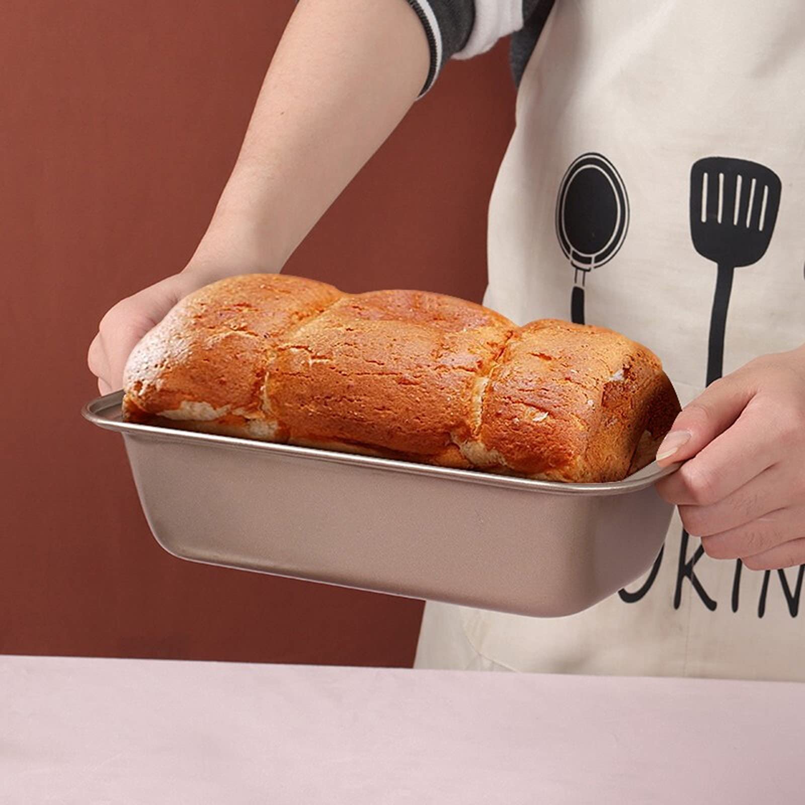Küchenutensilien Backform-Set 3-teilig Kohlenstoffstahl Antihaftbeschichtung für Toast, Kuchen, Pizza, Brot, Backofen