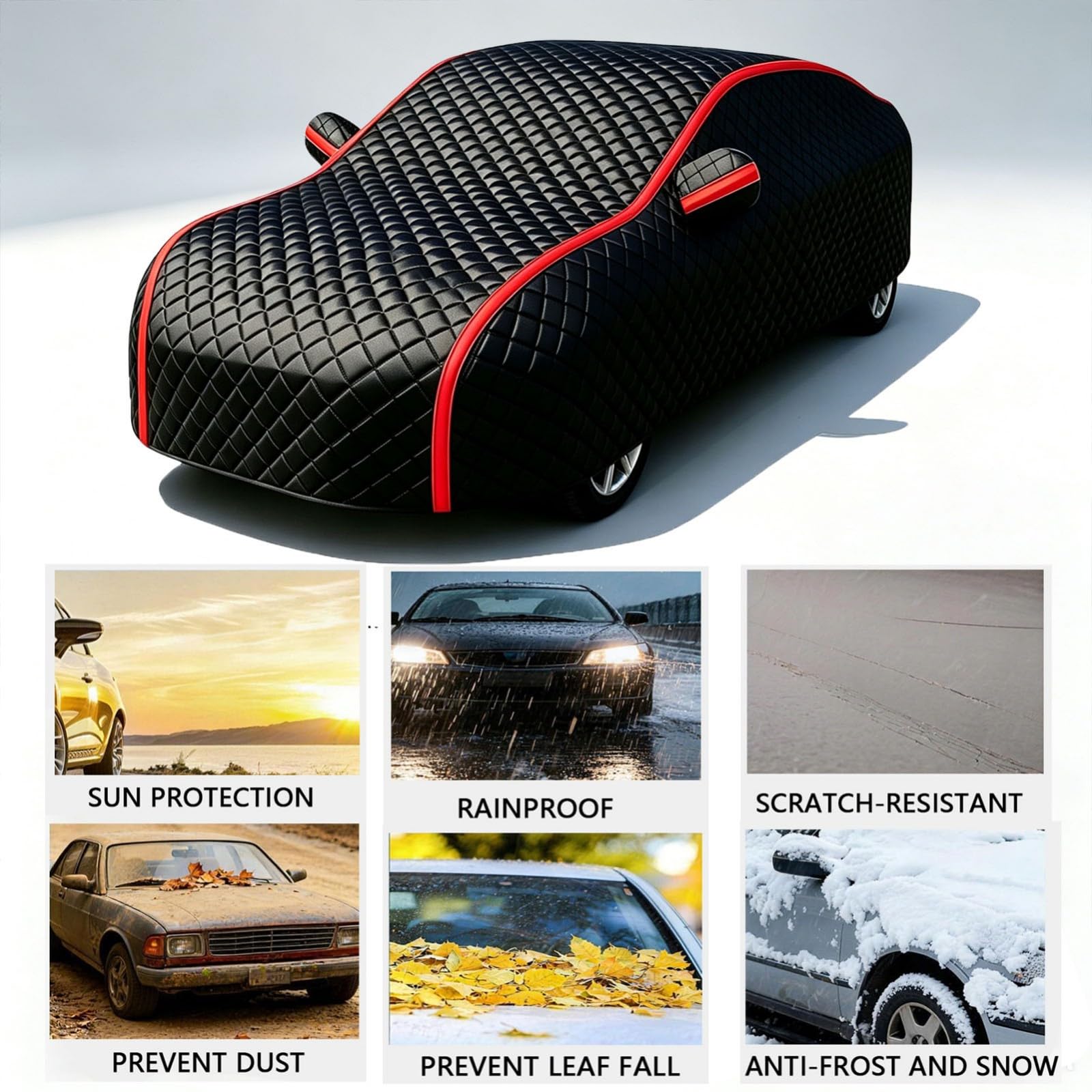 Funda Coche Antigranizo para A UDI A5 Coupé | Funda Reforzada Anti-Sol & Anti-Polvo – Uso Exterior Todo el Año, Antirrayas & Anti-Abrasión, con Bolsa Incluida