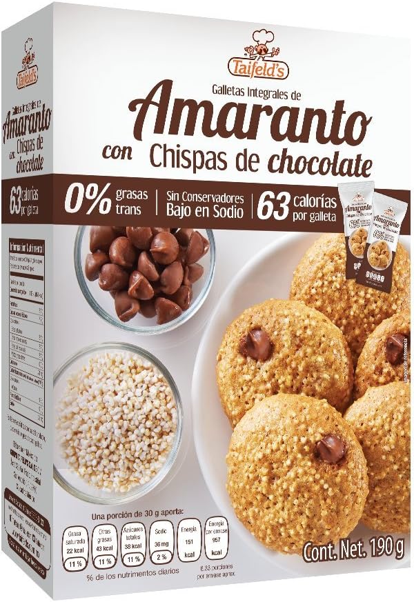 Amaranth Cookies with Chocolate Chips