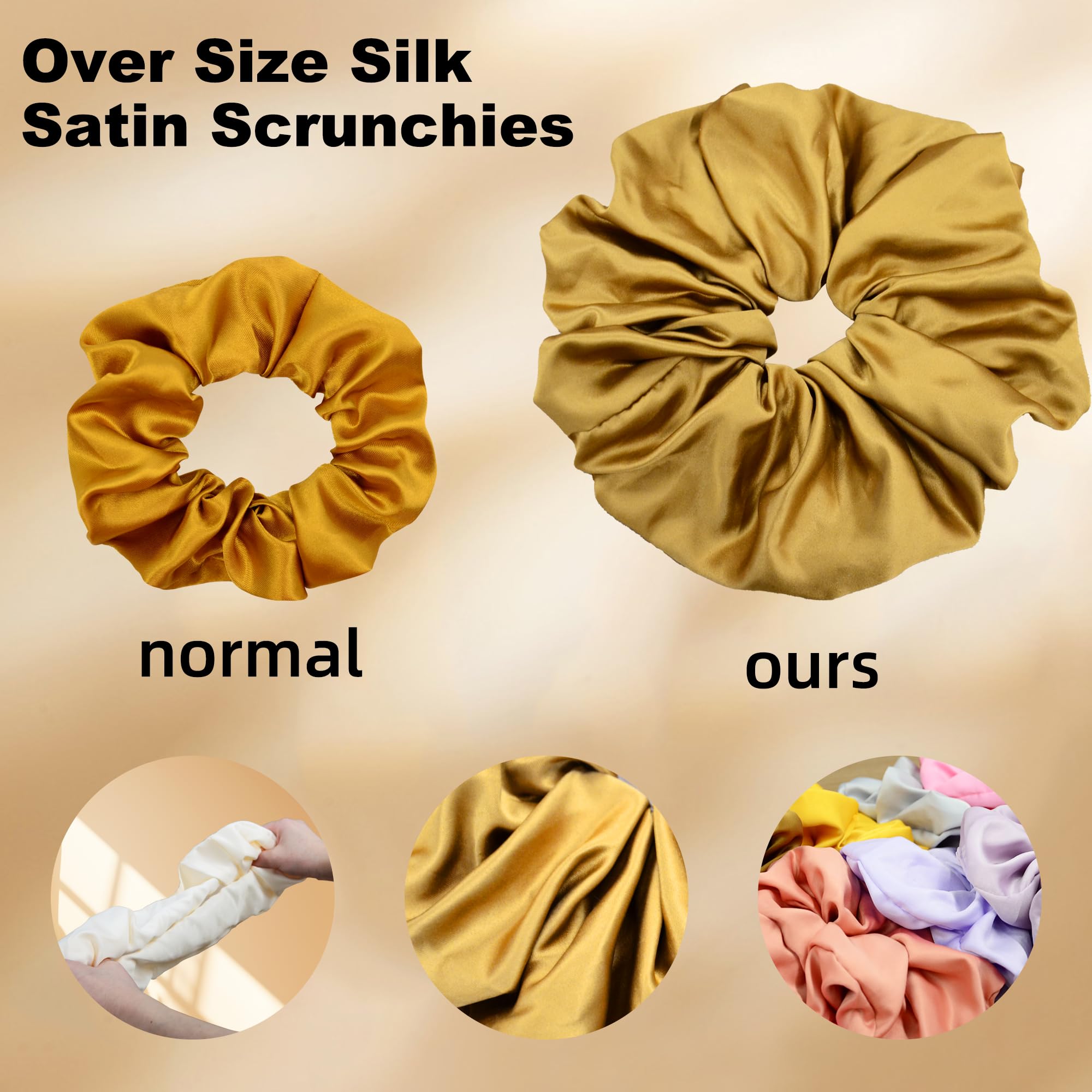Amazon.com : BreodyEco Oversized XXXL Jumbo Satin Hair 