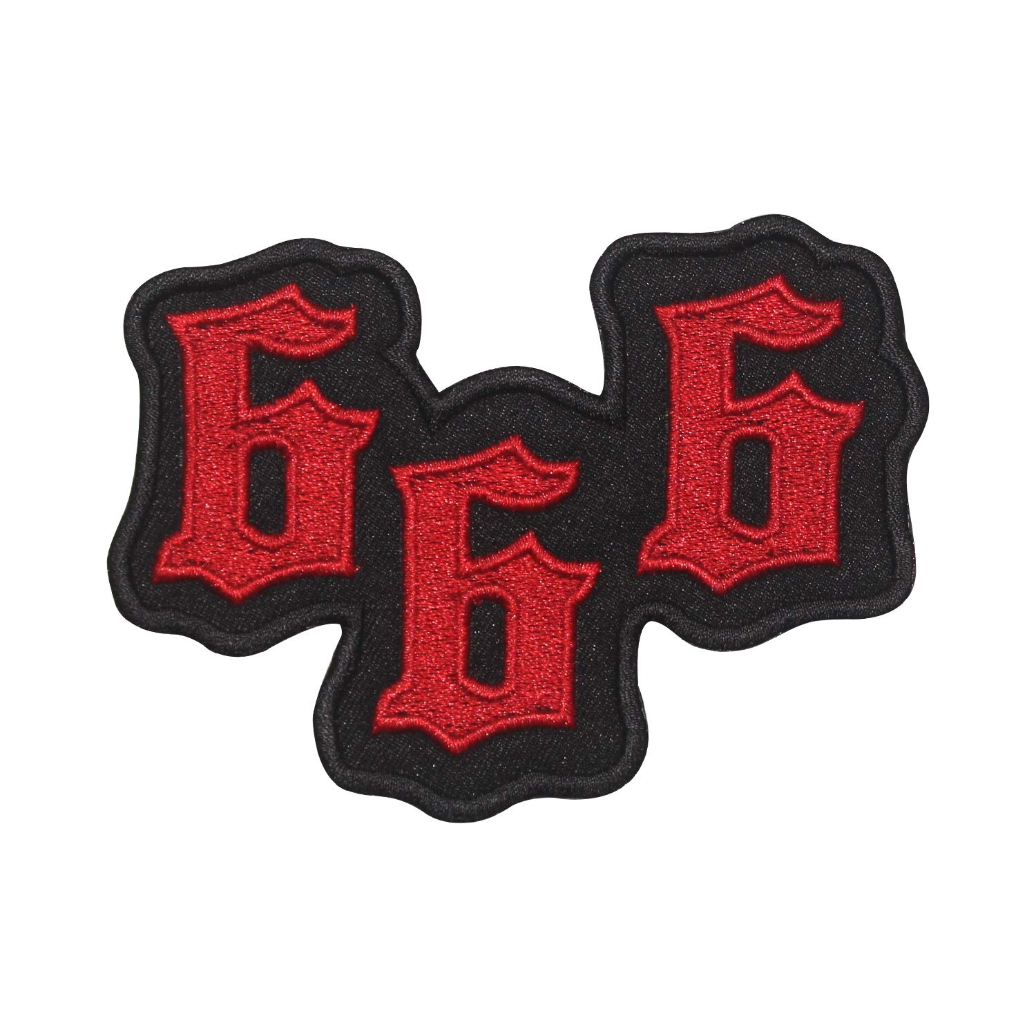 666 Devil Patch Iron On Patch Sew On Embroidery Badge Cartoon Patch