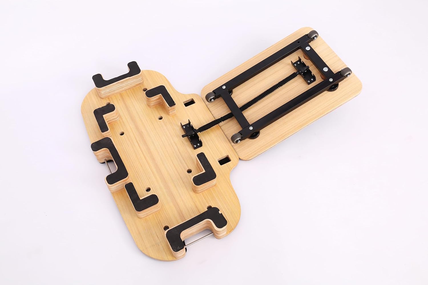 Pilates Reformer Machine Set for Full Body Workout Premium Quality Pilates Reformer with Adjustable Resistance Portable Folding-Ideal for Beginners and Advanced Users