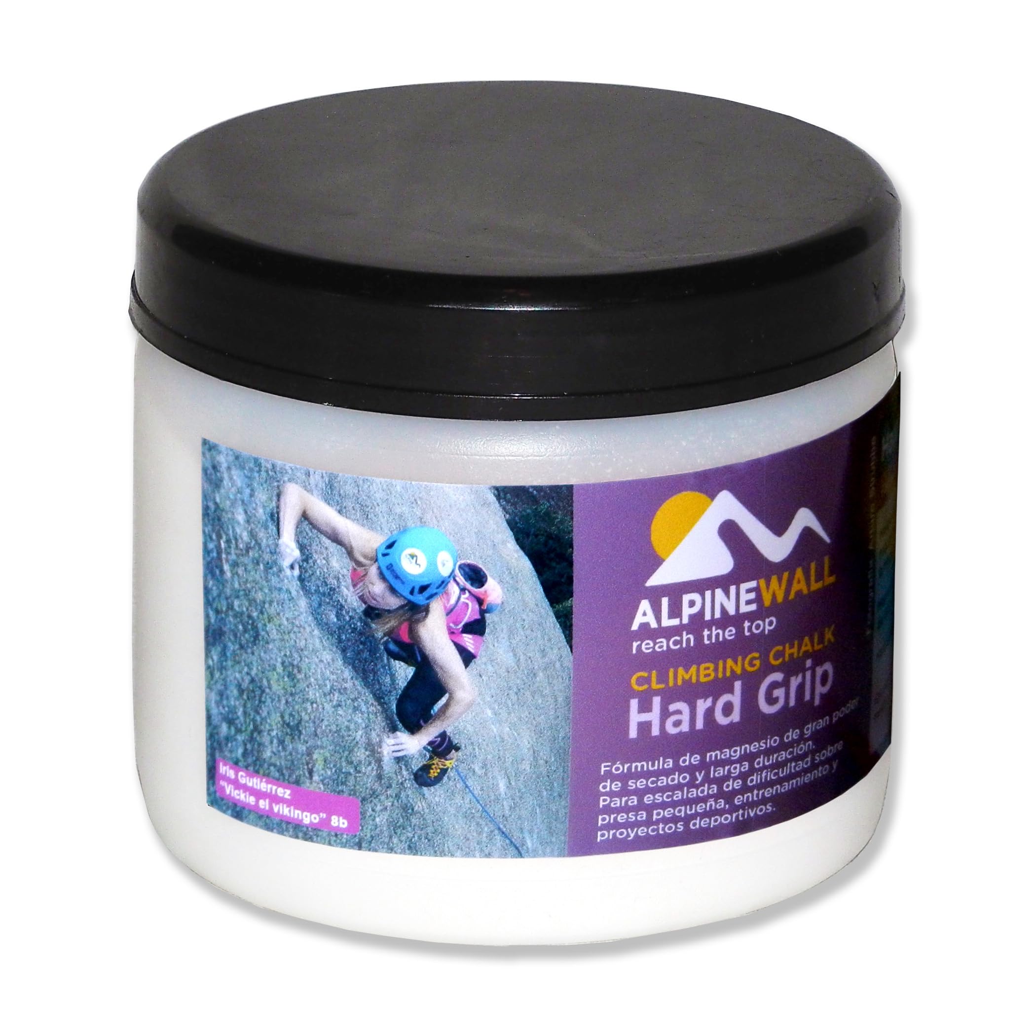 Magnesio Hard Grip, para escalada deportiva de dificultad y bloque. Fórmula concentrada.