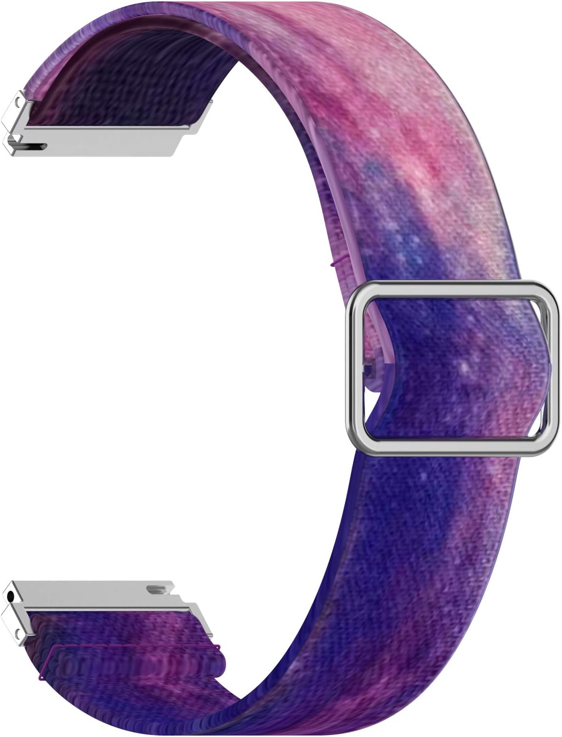 Stretchy Bands Compatible for KEEPONFIT IDW21/RUIMEN D1 H1/VRPEFITI DW13/Fitpolo IDW13 IDW208P/TOZO S5 Smartwatch Band for Women Men Elastic Fabric Braided Nylon Strap Sport Wristband for IDW21 IDW13 Adjustable Solo Loop Band - Image 7