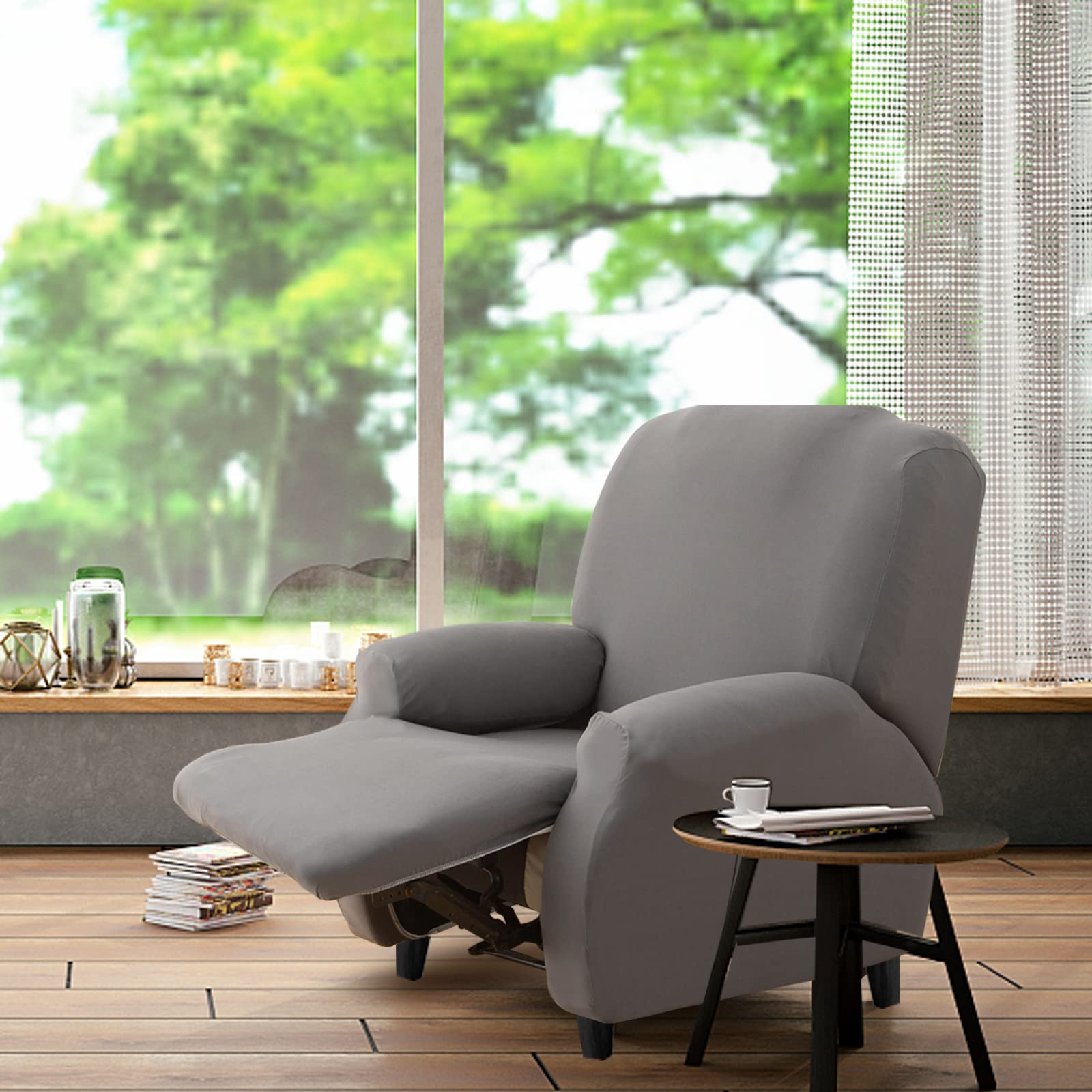 BUERPINKING Housse Fauteuil Relax 4 Pièces, Housse Fauteuil