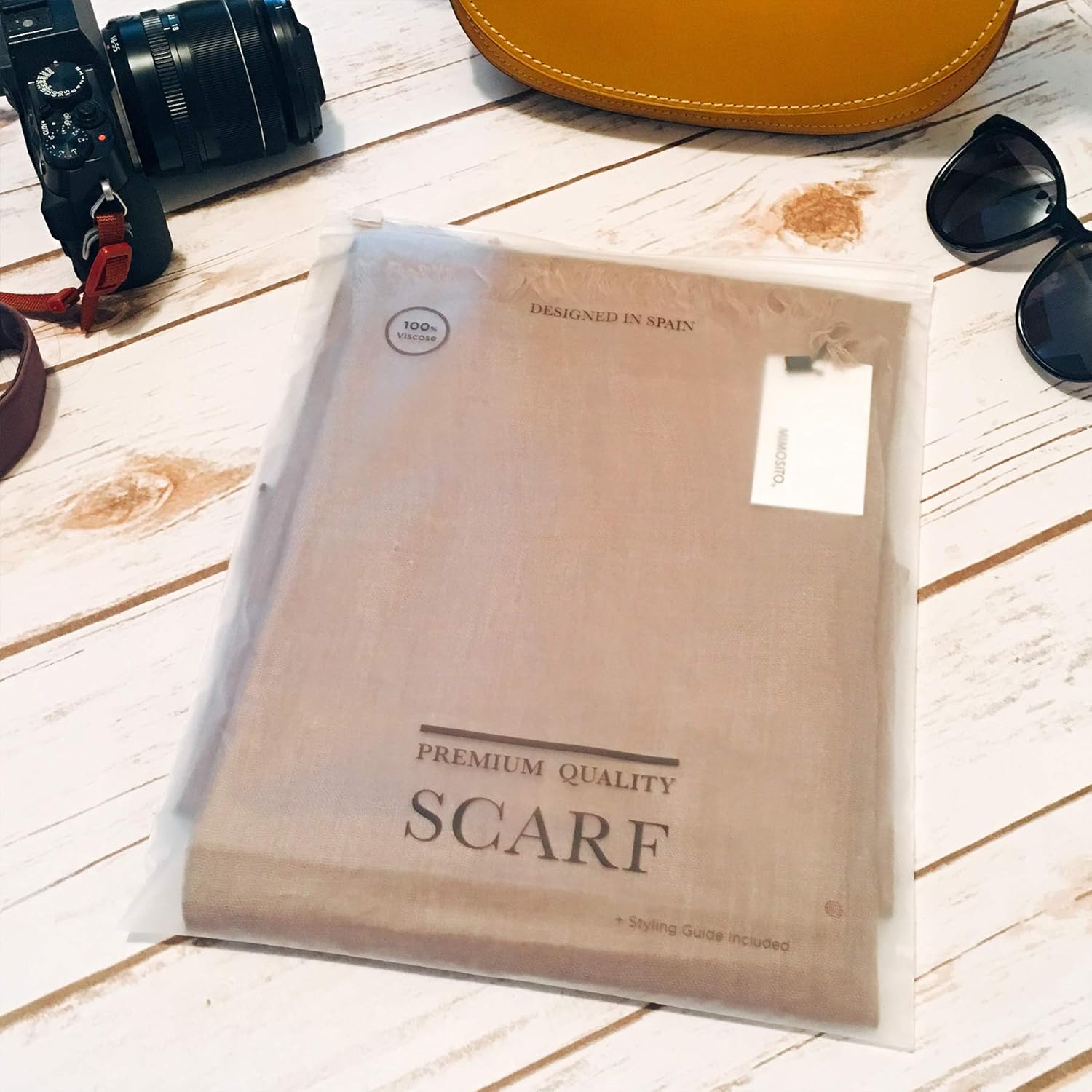 MIMOSITO Scarfs for Women Fashion Lightweight Solid Colors Wrap Shawl for Fall Winter - Image 6