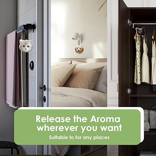 Miniatura 6 de Ambientadores personalizados con imagen - Ambientador de aire personalizado con foto de doble cara para automóvil, ambientadores con olor con imagen