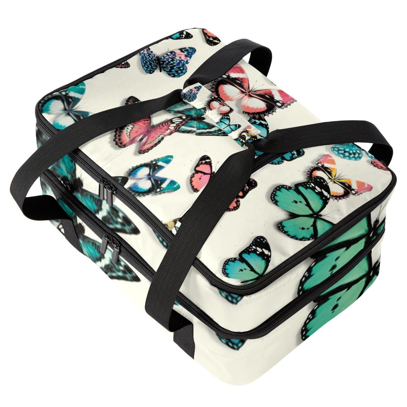 Grand sac à déjeuner isotherme pour homme et femme, double couche, étanche, étanche, réutilisable, sac fourre-tout pour le travail, l'école, le pique-nique, la plage, le camping, les voyages,