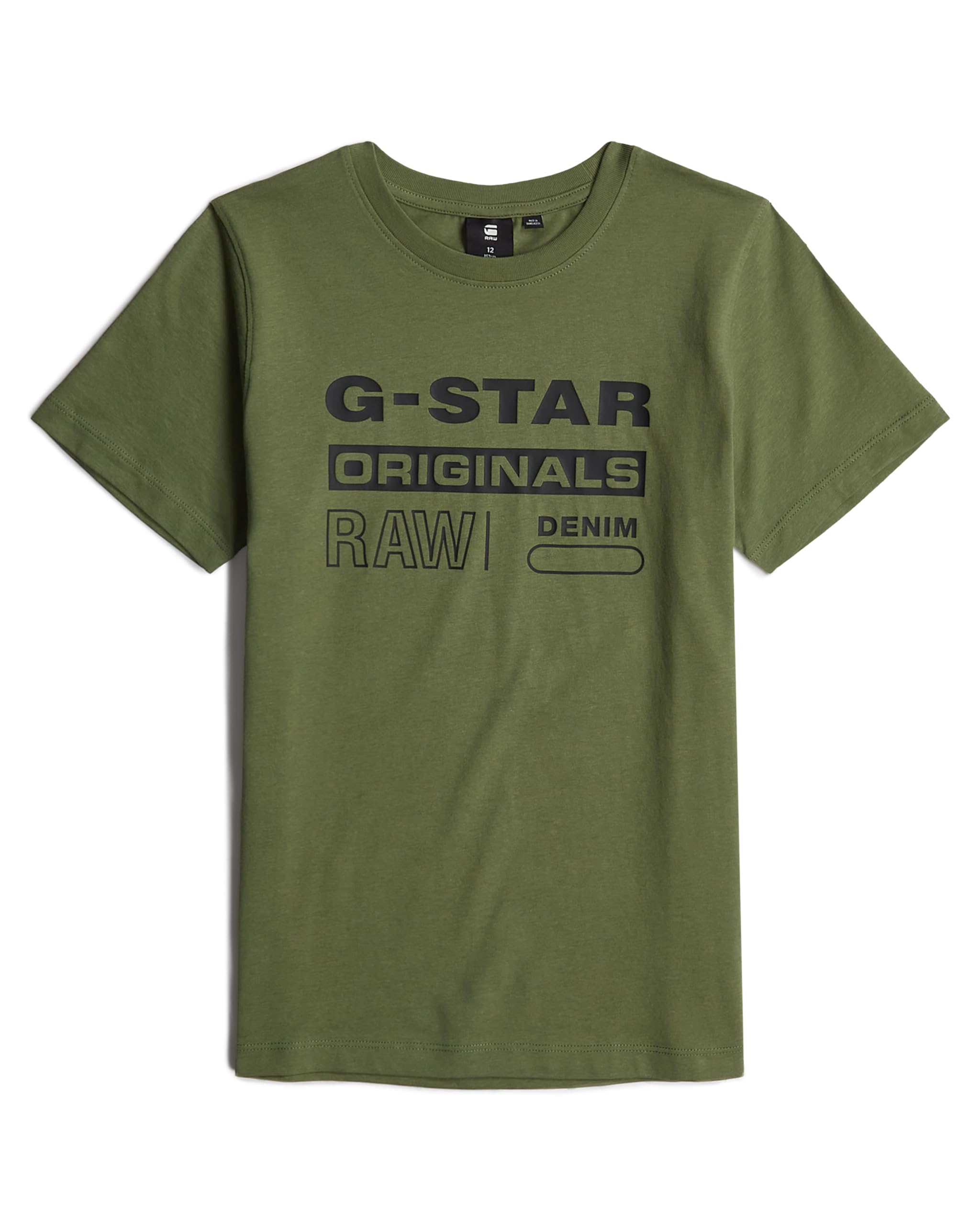 G-Star Boy's Kids T-Shirt G-Star Originals, Green (sage D24912-01-724), 10