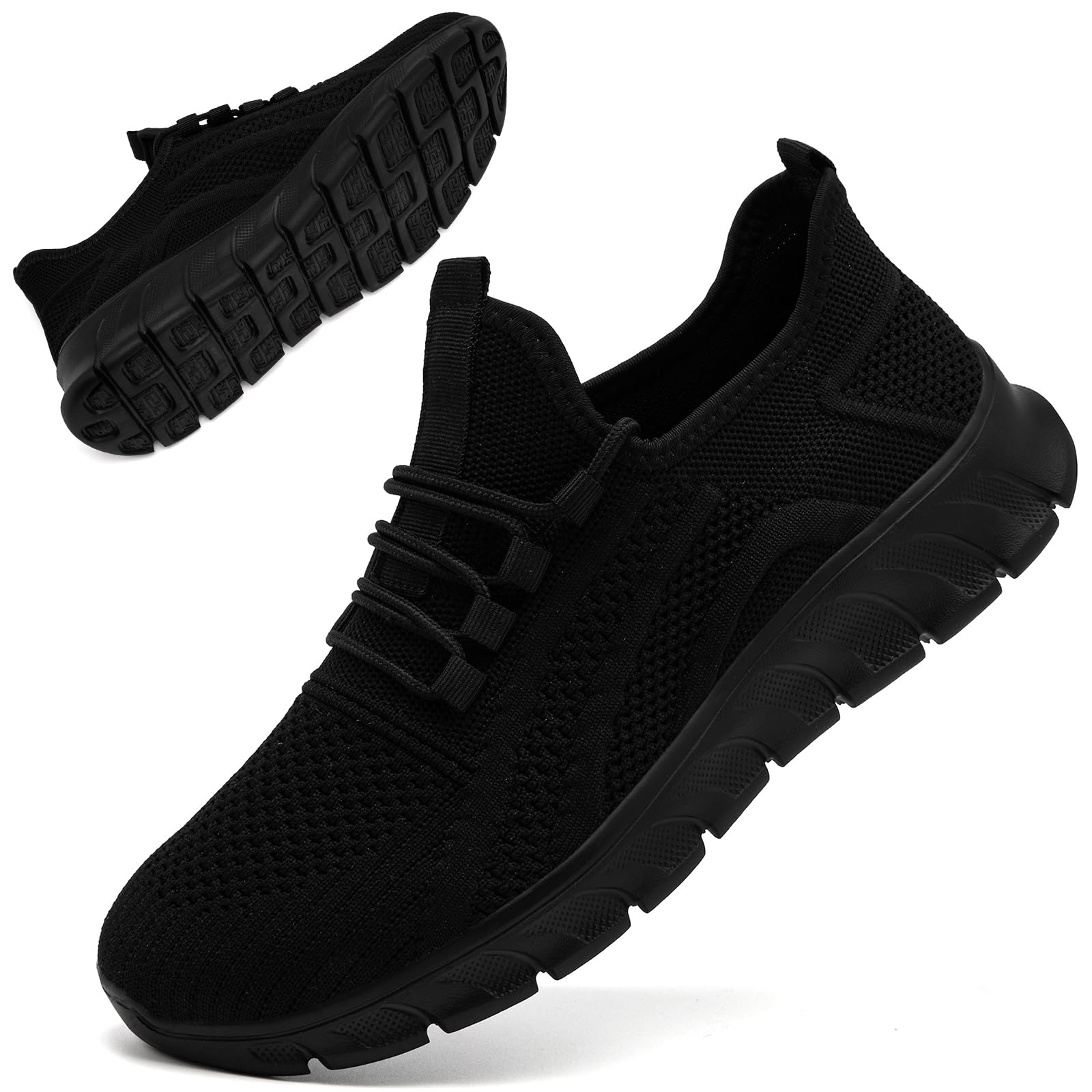 Mens Running Shoes Walking Sneakers Tennis Gym Slip on Shoe
