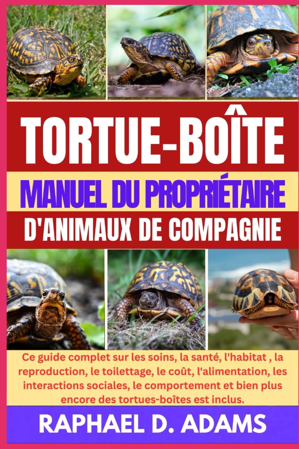 TORTUE-BOÎTE MANUEL DU PROPRIÉTAIRE D'ANIMAUX DE COMPAGNIE