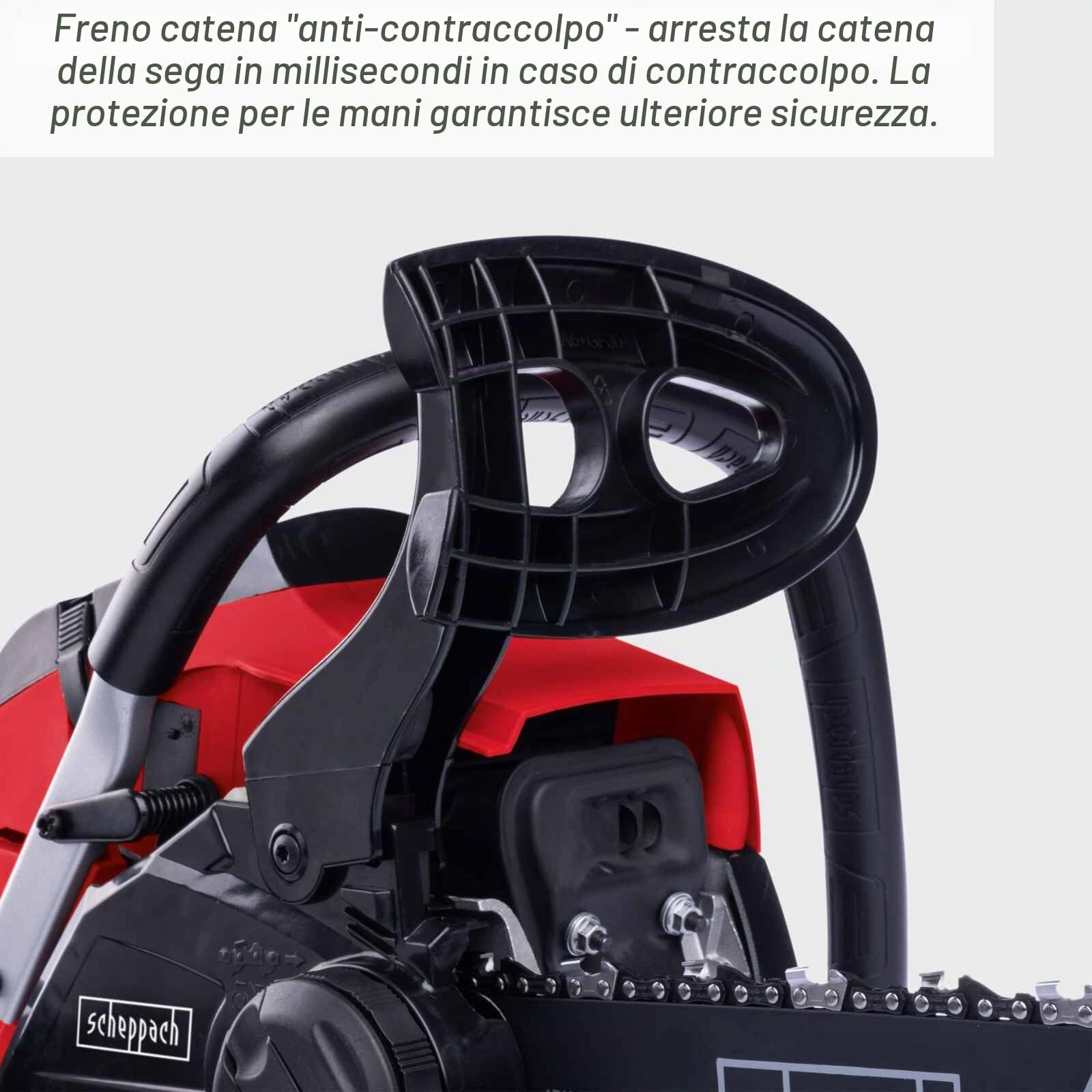 Motosega a scoppio PCS38 - 35 cm - 38 CC - SCHEPPACH