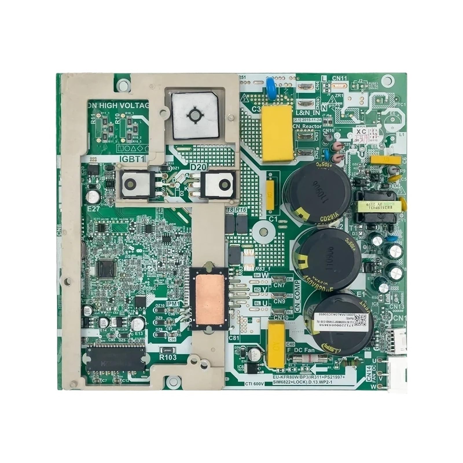 EU-KFR80W/BP3(IR311+PS21997+SIM6822+LOCK).D.13.WP2-1 Circuit PCB 17122000018251 Control Board，Compatible For Midea，AC Main Board，AC parts