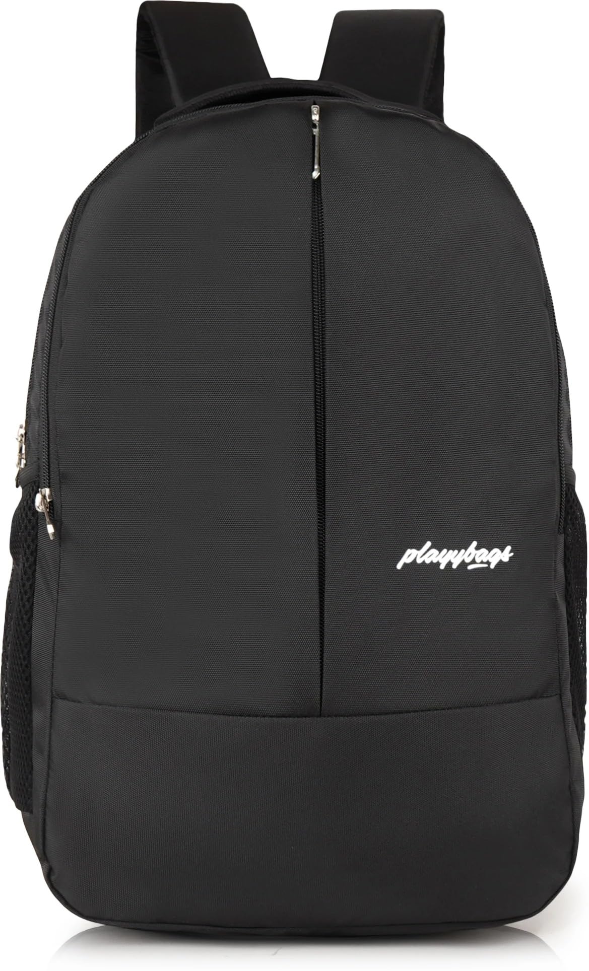 playy bags Casual Laptop Backpack, Navy Blue, Multiple Compartments with Mesh Side Pockets-picture-10