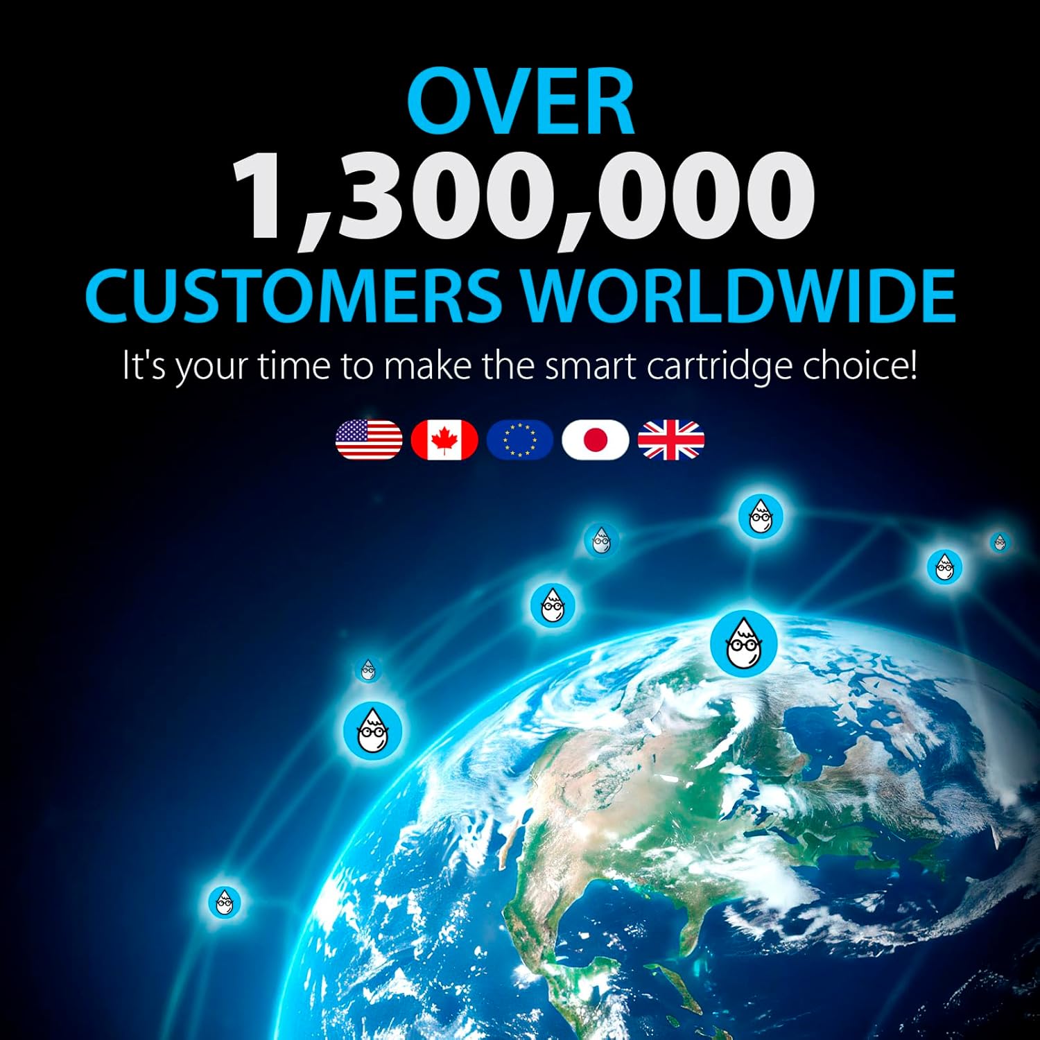 Smart Ink Compatible Toner Cartridge Replacement for HP 202X 202A with Built-in Chip High Yield (4 Pack) to use with Color LaserJet Pro MFP M281fdw M281cdw M254dw Printer (Black Cyan Magenta Yellow)