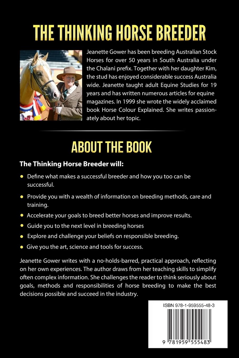 The Thinking Horse Breeder: A comprehensive guide to successful horse breeding