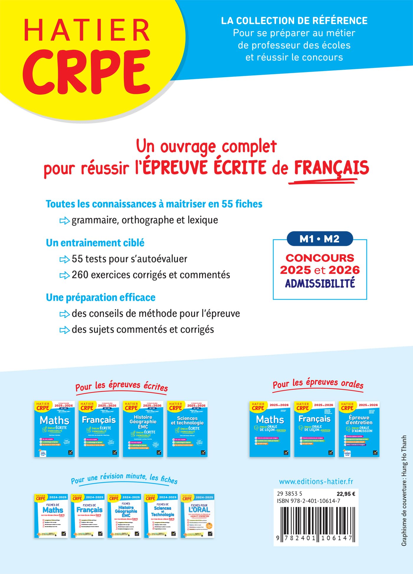 Français - CRPE 2026-2027 - Epreuve écrite d'admissibilité - L3 et M2