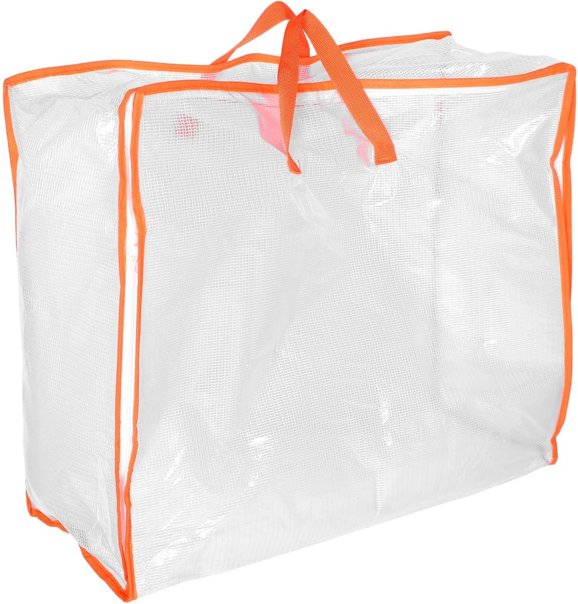 Extra Large PVC Storage Bag with Zipper for Clothes and Toys
