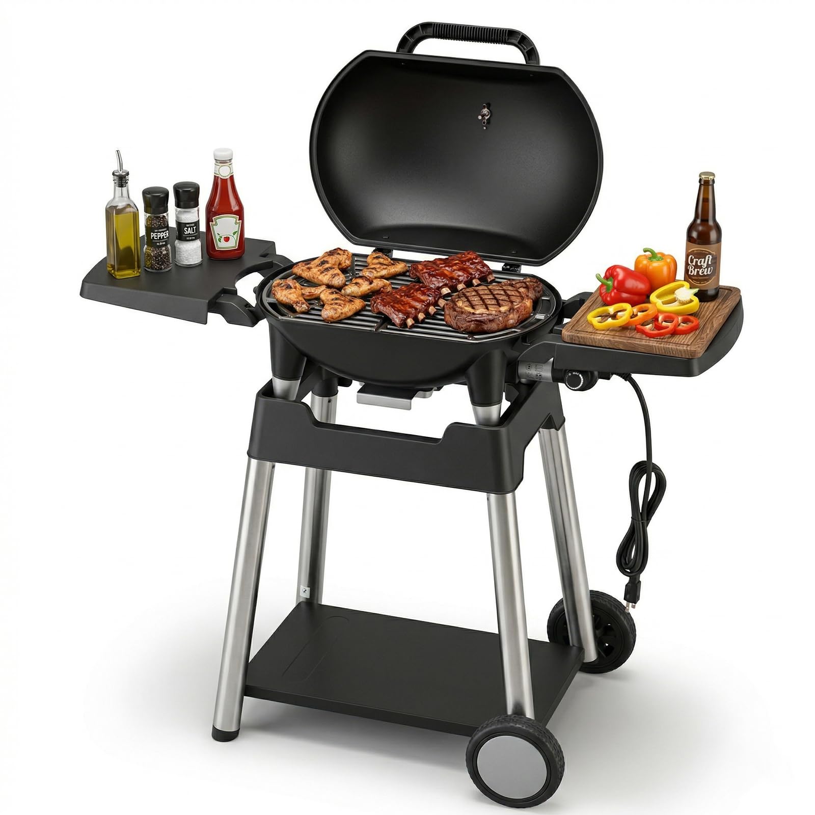 THERMORA Electric Grill Cart