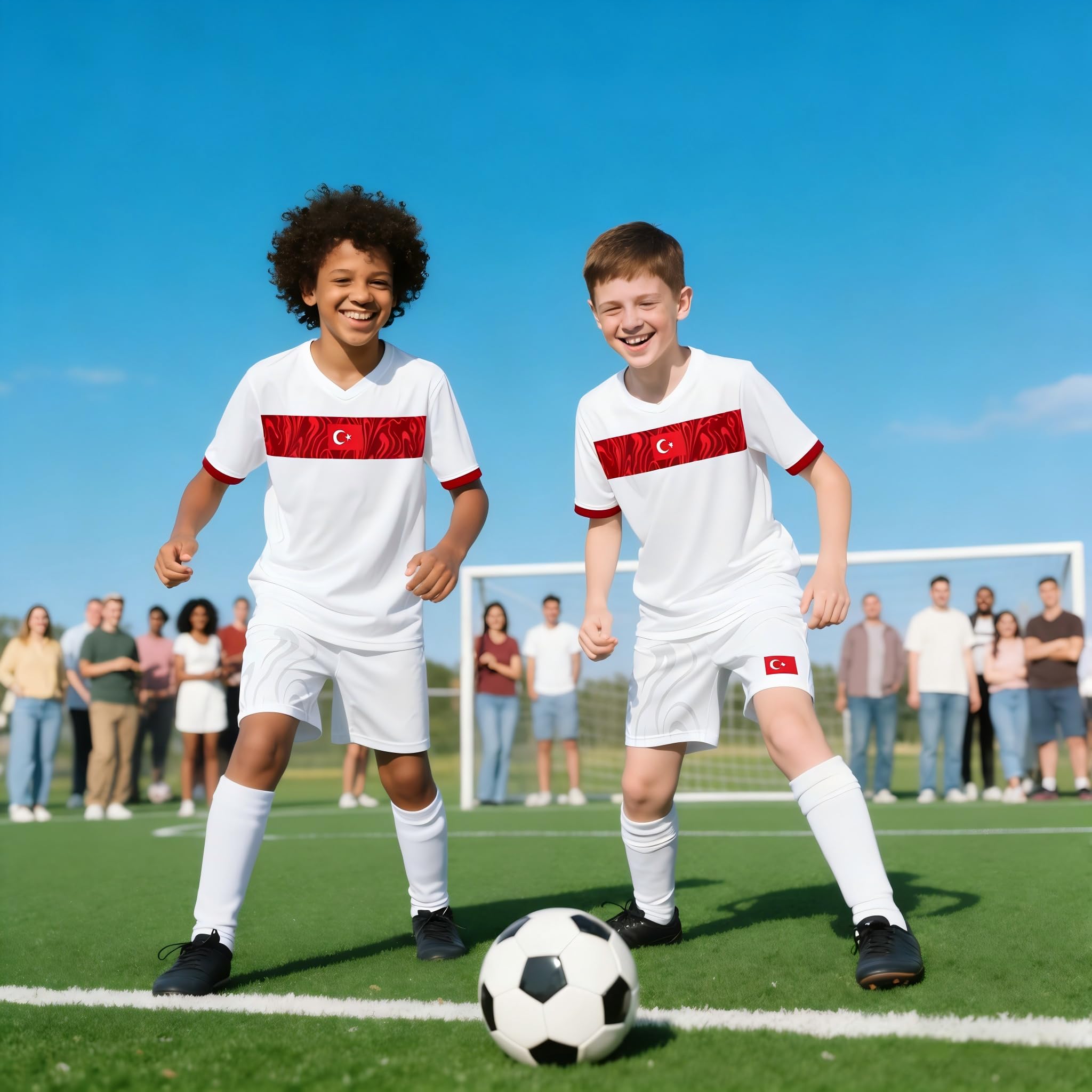 Personalisiert Trikot Kinder, WM 2026 Fußball T Shirt mit Eigenem Namen Nummer Logo,Einzigartiges WM-Design Geschenk für Kinder Jungen Damen,Atmungsaktiver - 4