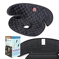 Vista 9 de Protector de asiento de automóvil para bebé, protector de asiento de automóvil con forro impermeable para asiento de automóvil de seguridad Plus-gris