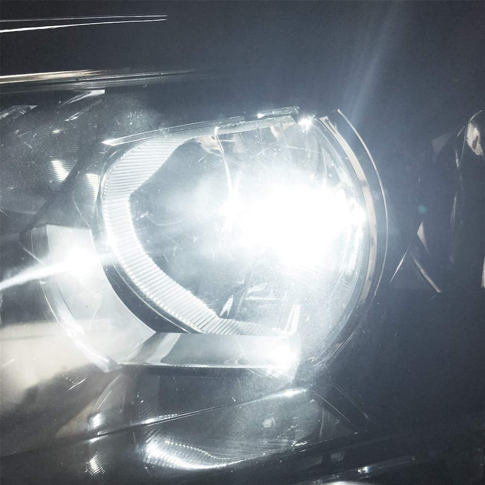 Faros Bombilla de Faros H4 HB2 / 9003 HB2 / 9003 HI/LO H7 H11 9005 HB3 9006 HB4 60W Faro del Coche LED de Alta Potencia Blanca 6000K de Estilo de Coche (Socket Type : H7)