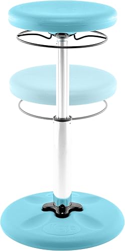 Miniatura 83 de Kore - Silla de altura ajustable, asiento activo para niños, adolescentes: Mejor que una pelota de equilibrio, asientos flexibles para aula. Negro