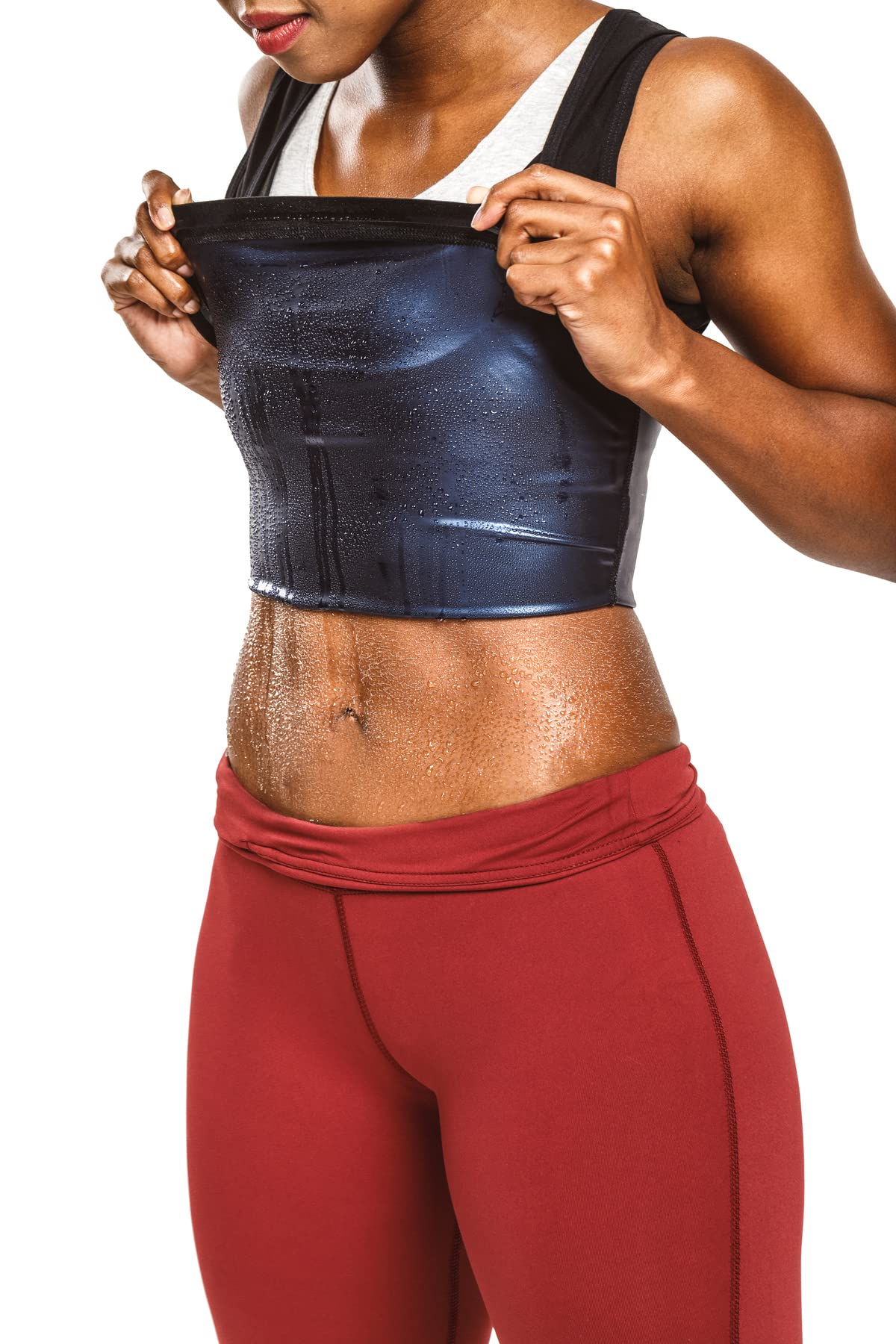 Sweat ShaperWomen's Premium Workout Tank Top Slimming Polymer Sauna Vest
