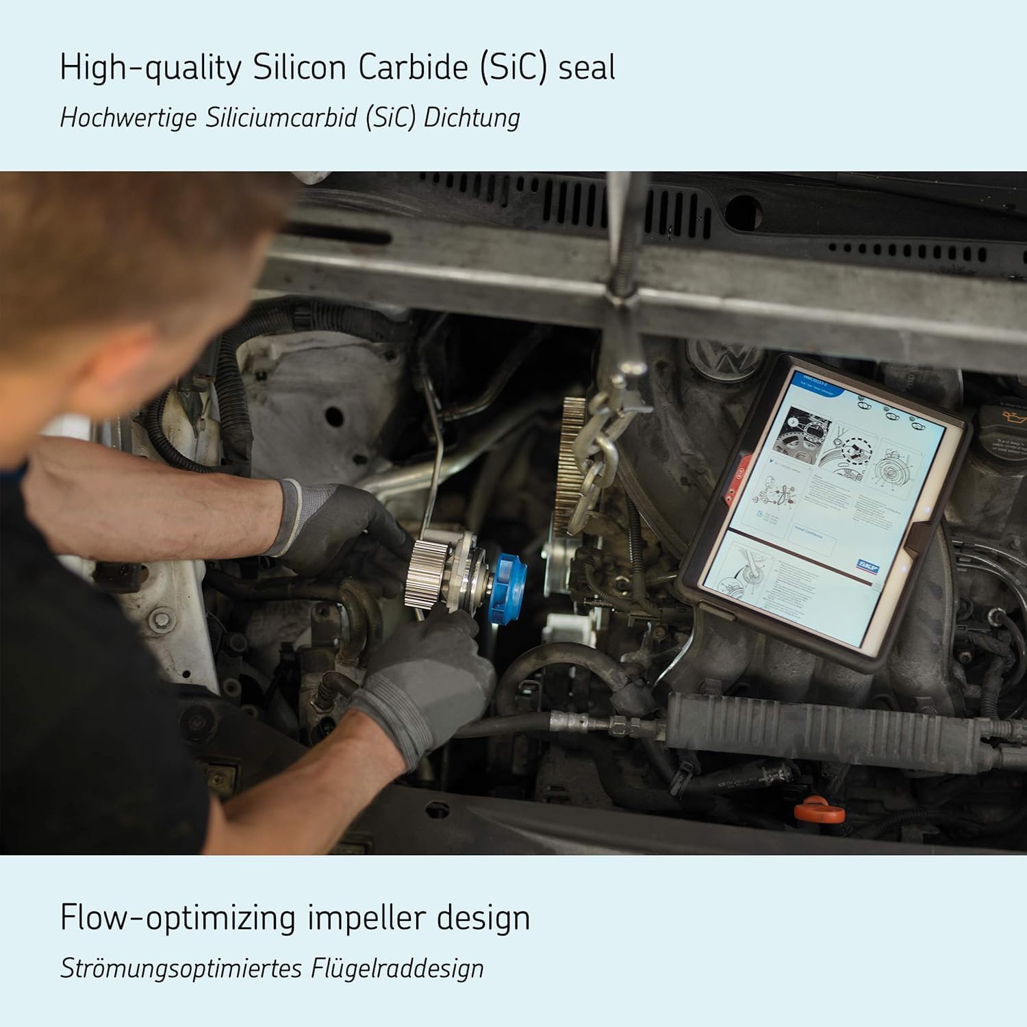 SKF VKMC 02204-3 Timing belt and water pump kit