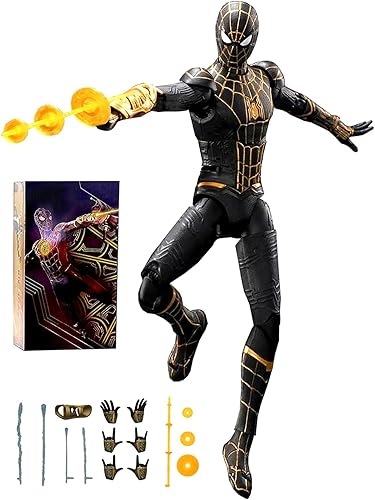 4KIDS.HOME ZDTOYS - Figura de acción coleccionable de Spiderman de 10 aniversario de 7 pulgadas, diseño de Spiderman de hierro movible con 20 disponible en Yaxa Colombia