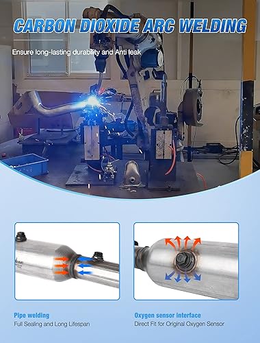 Vista 235 de Nilight Catalizador para Hyundai Accent 2012-2017/Hyundai Veloster 2012-2017/Kia Rio 2012-2014/Kia Soul 2012 2013 2014 2015 2016 (estándar EPA)