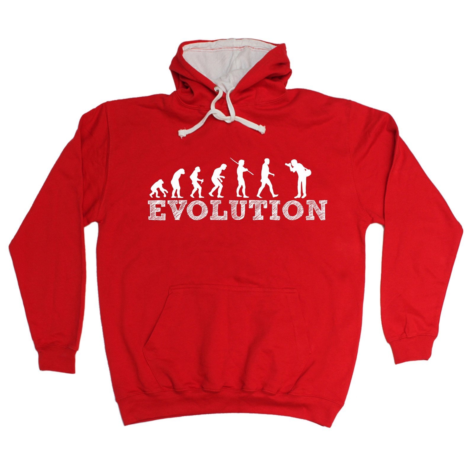 123tFunny Novelty Evolution Photographer - Hoodie Clothing