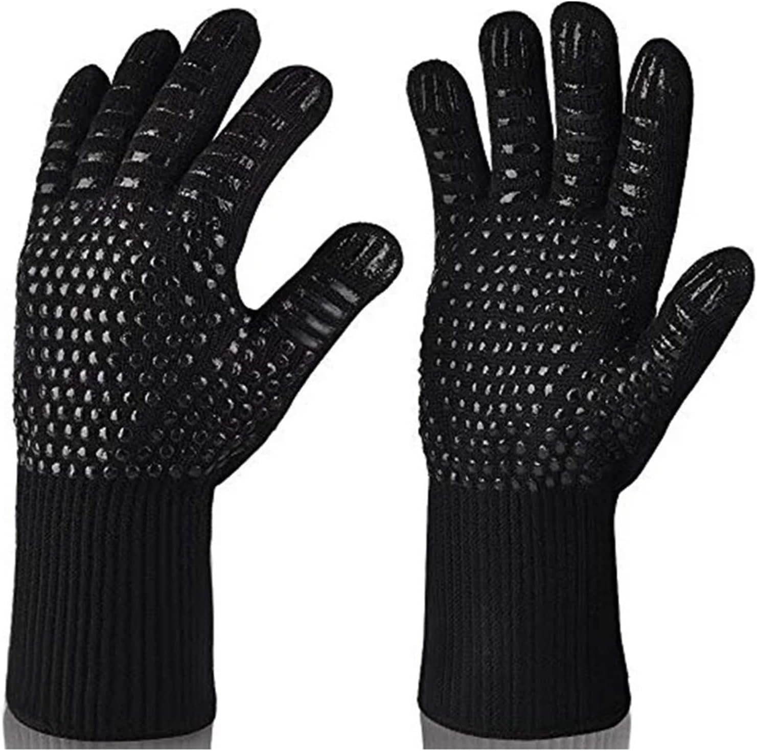 High Temperature Oven Gloves, Compatible with WALFOS, Fire Resistant Insulated BBQ Mitts W0-B0503