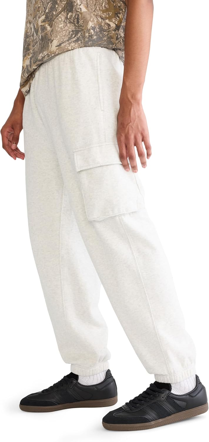 Aeropostale Men's Essential Cargo Fleece Sweatpants