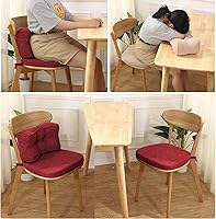 Vista 9 de KGPLOME Chair Cushion with Ties for Dining Chairs - Memory Foam Non Slip Kitchen Chair Pad and Dining Seat Cushion with Machine Washable Cover Set