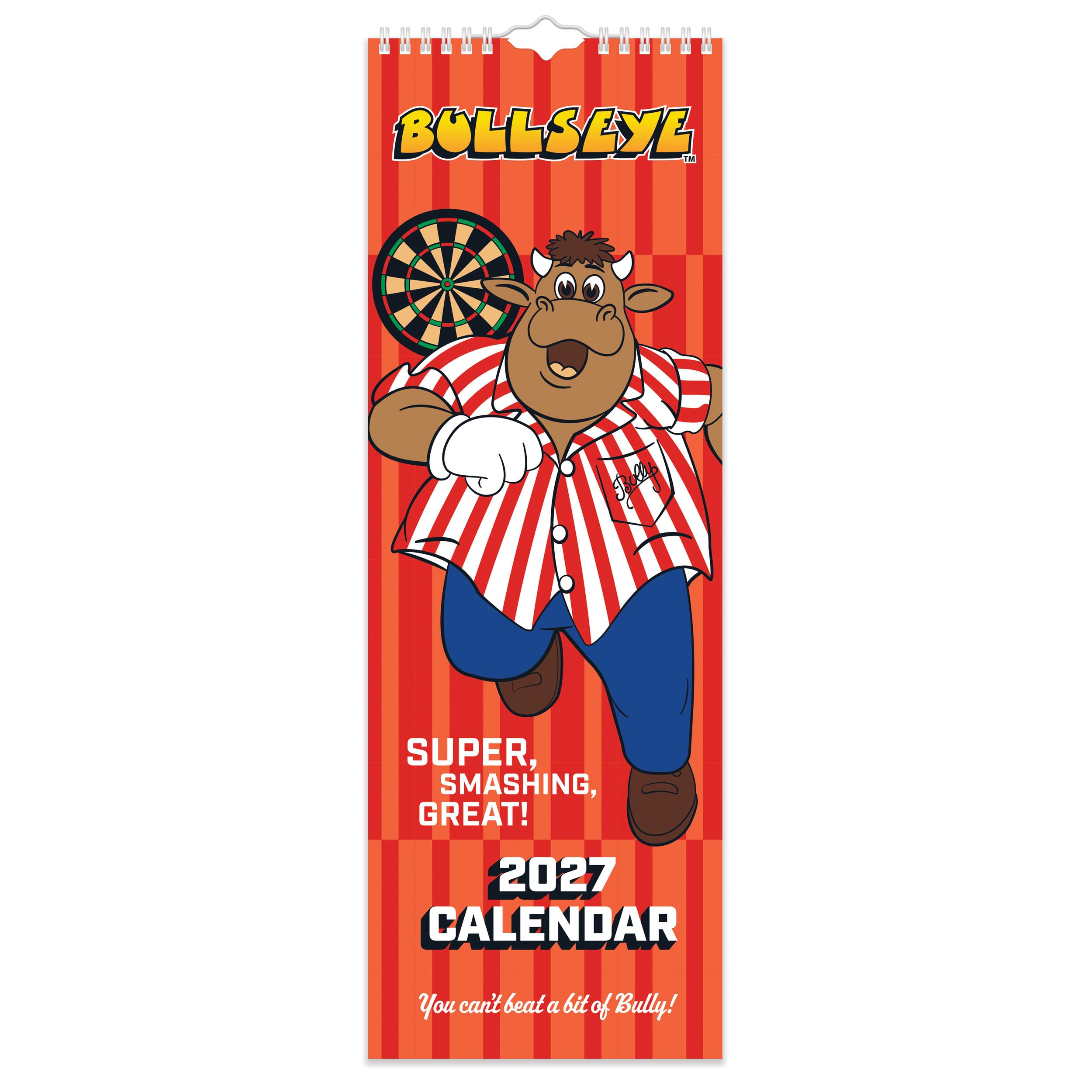 Bullseye 2027 Slim Calendar