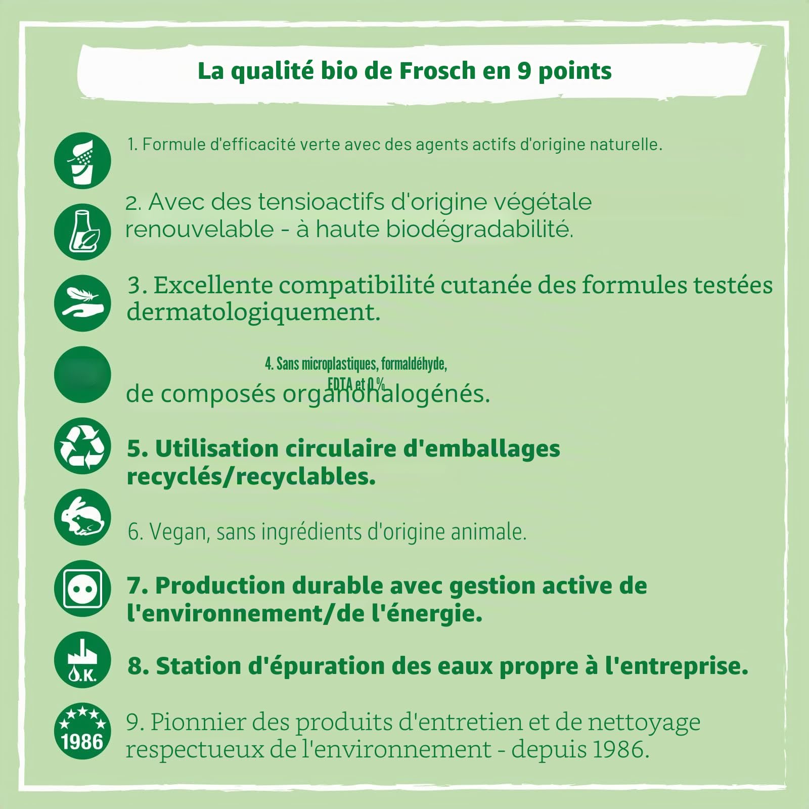 Frosch Lessive en poudre pour personnes allergiques et peaux sensibles à l'extrait d'aloe vera 50 WL 3,3 kg